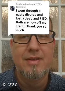 Repossessions Removed After Divorce